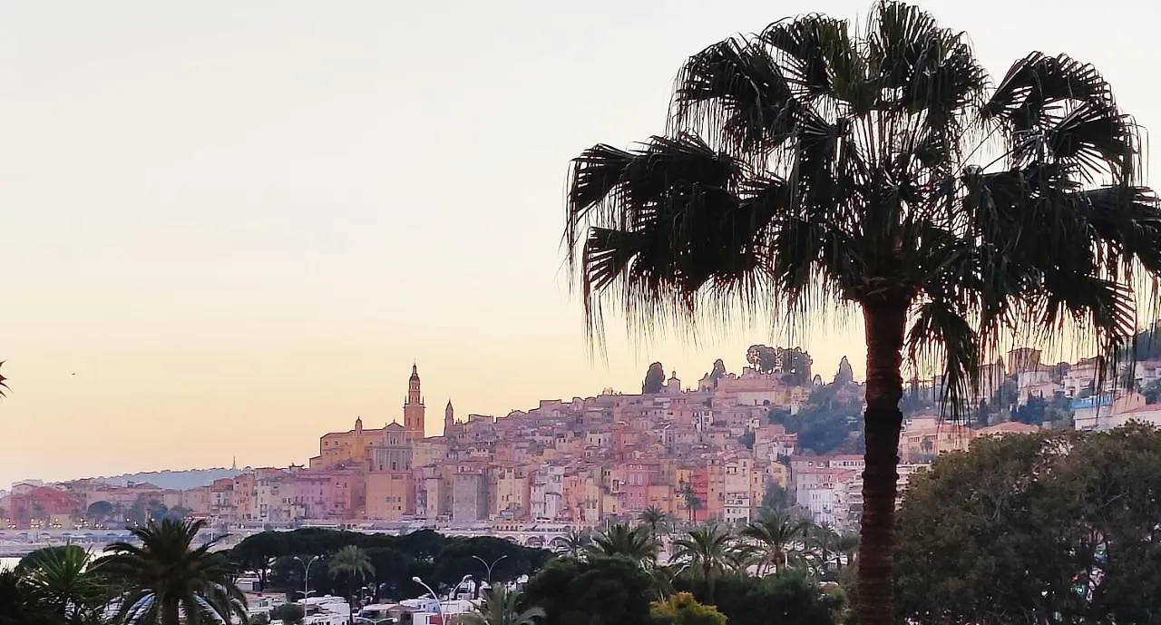 Menton Seaside Studio: Quiet Retreat with Balcony and AC France